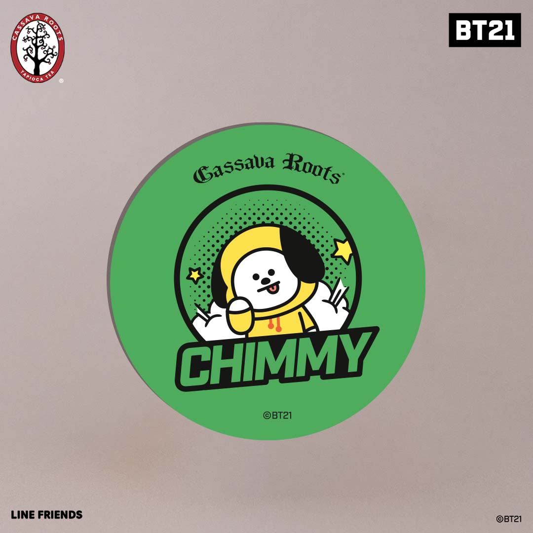 Pin edición limitada Cassava Roots x BT21