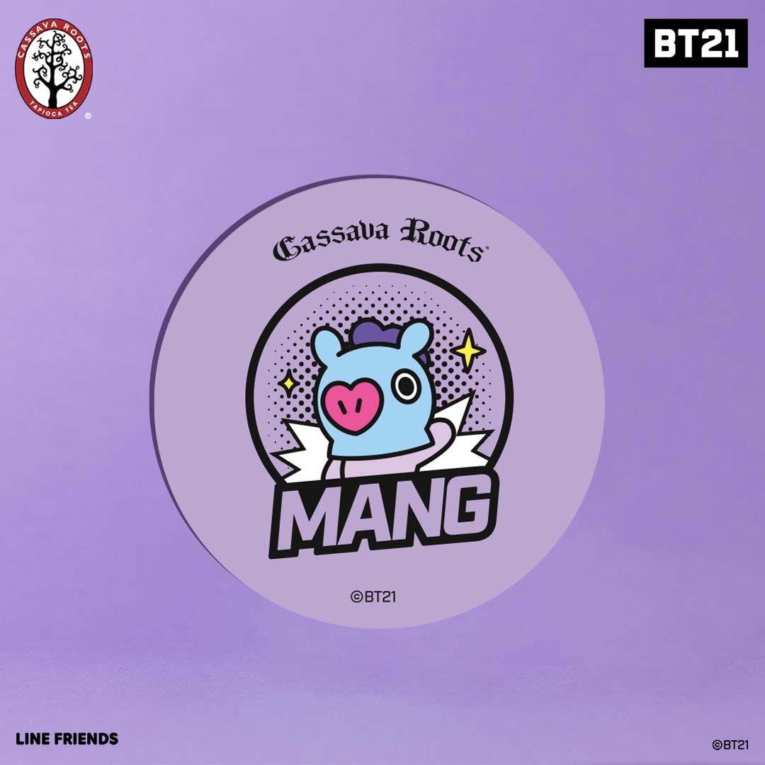 Pin edición limitada Cassava Roots x BT21