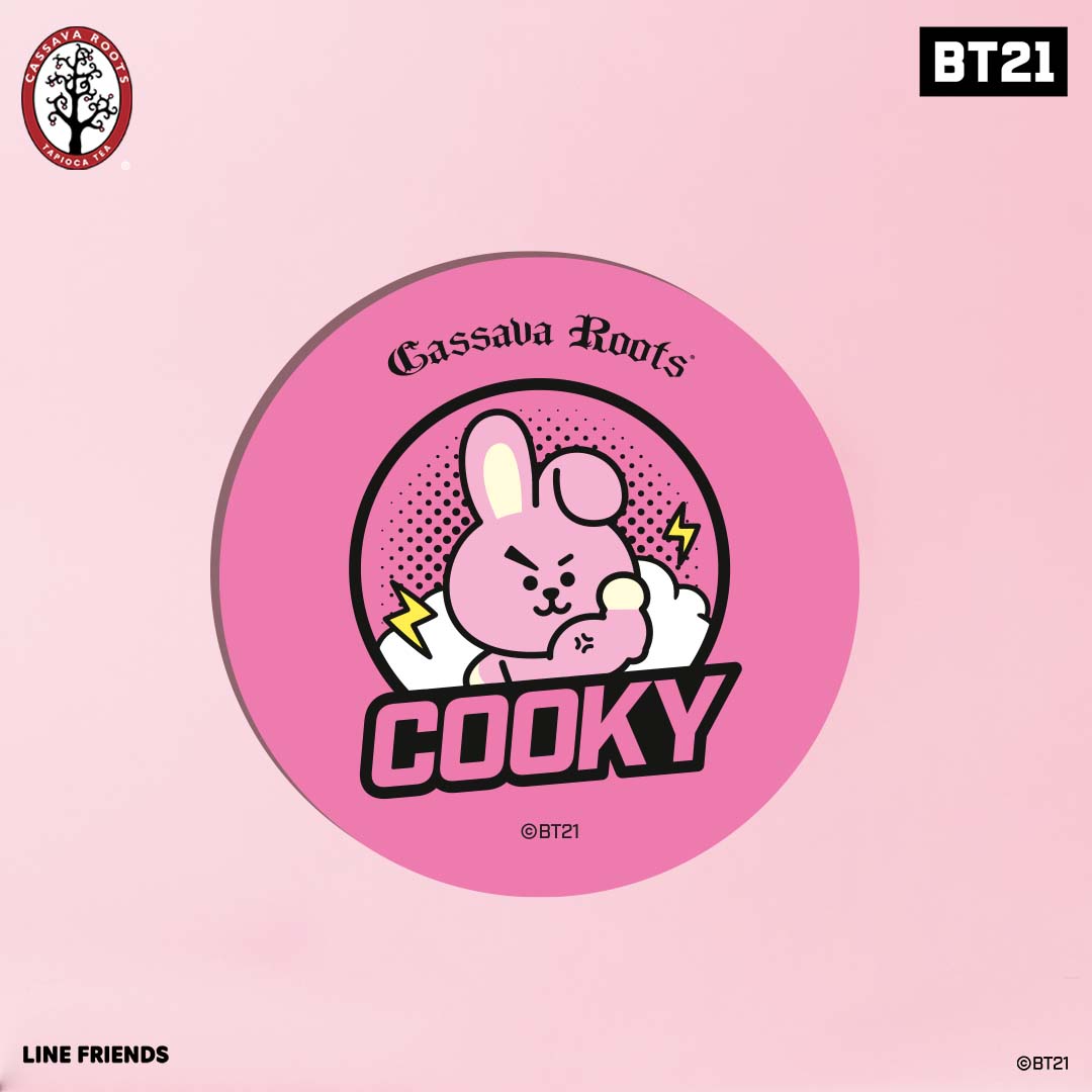 Pin edición limitada Cassava Roots x BT21
