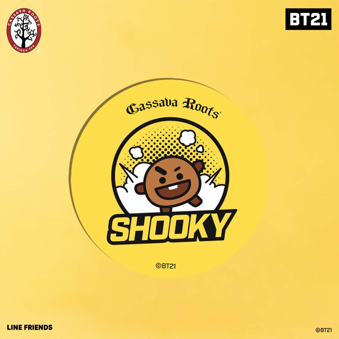 Pin edición limitada Cassava Roots x BT21