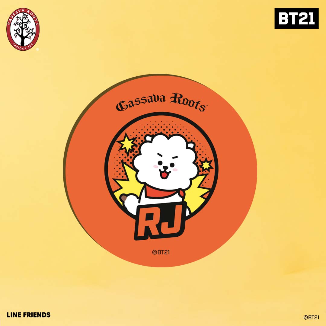 Pin edición limitada Cassava Roots x BT21