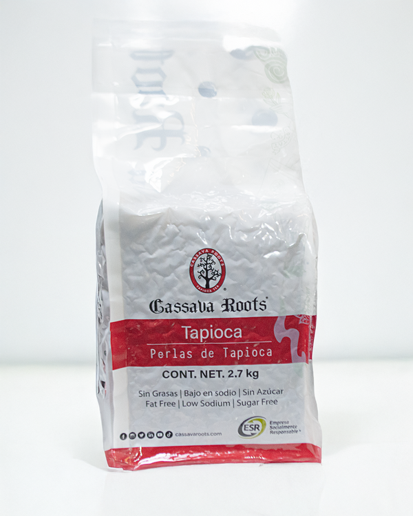 Perlas de tapioca negra Cassava Roots