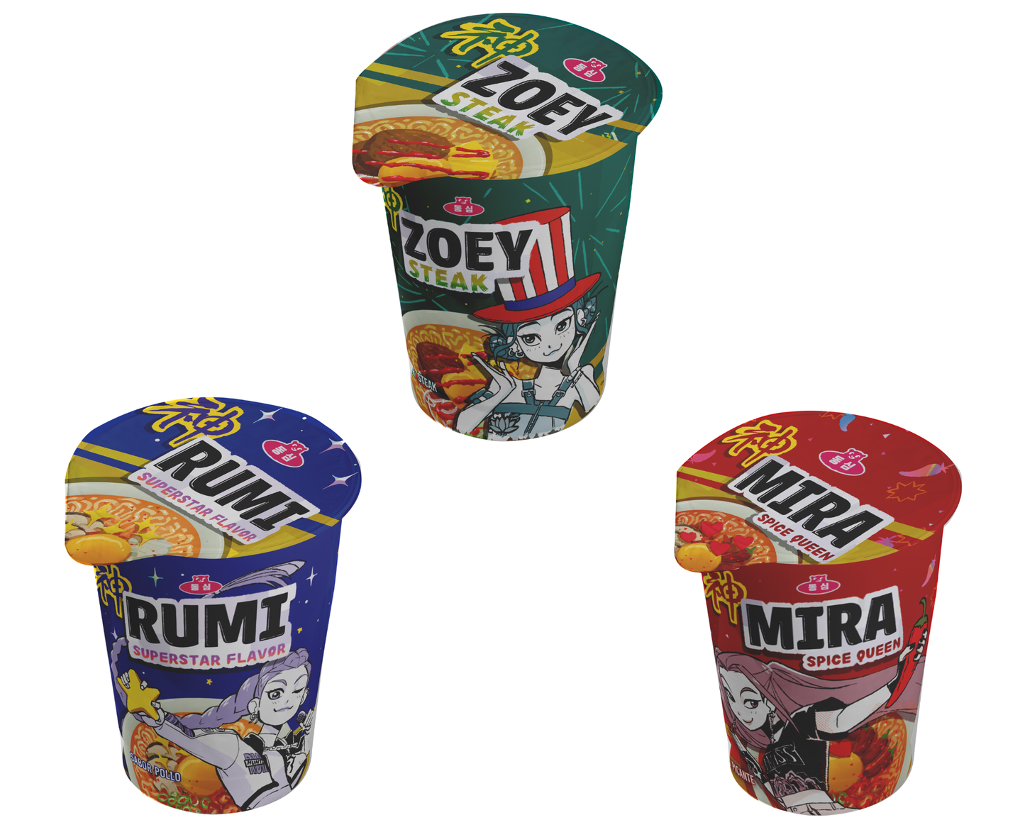 Ramen Oficial Guerreras K-Pop
