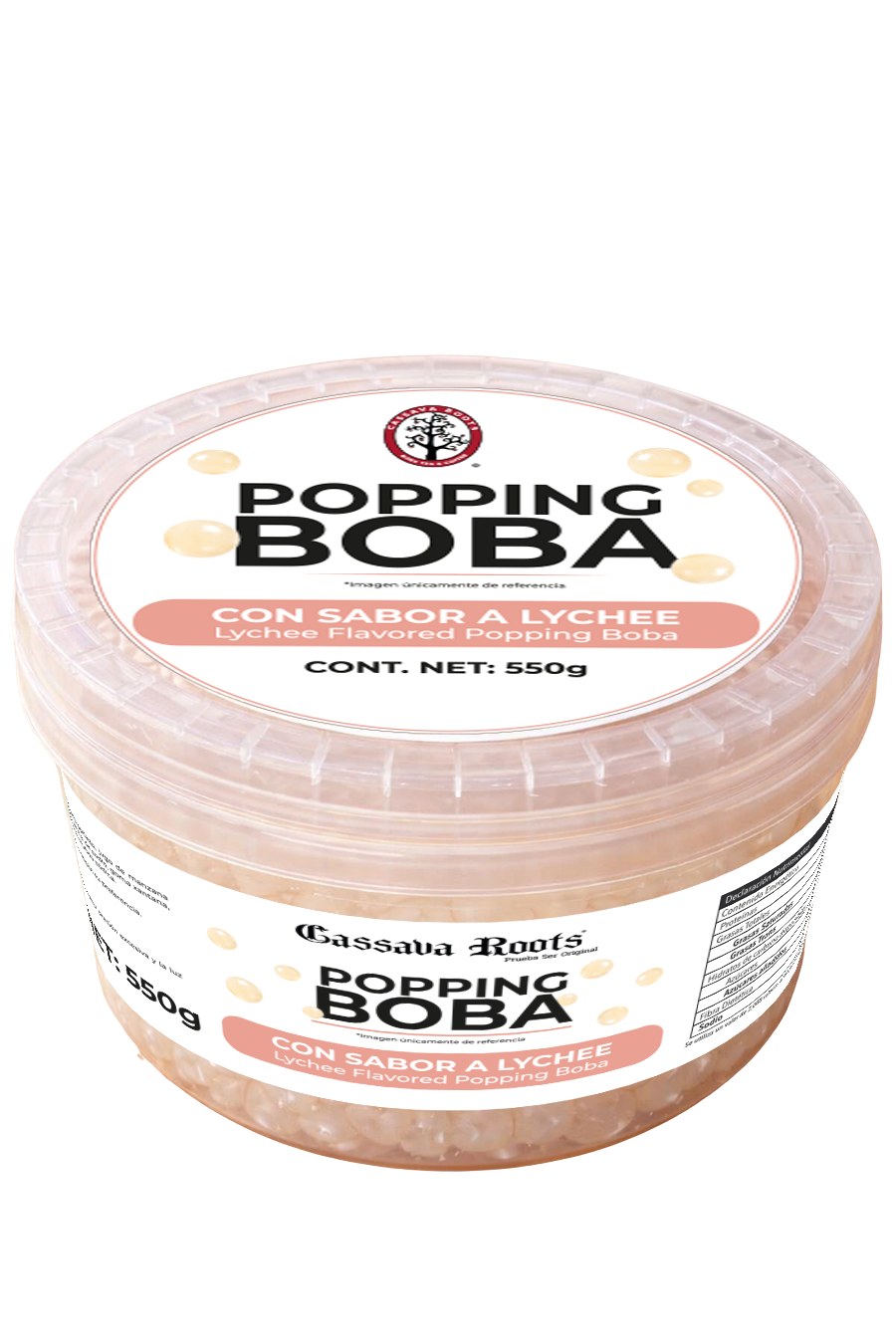 Popping Boba Lychee Cassava Roots