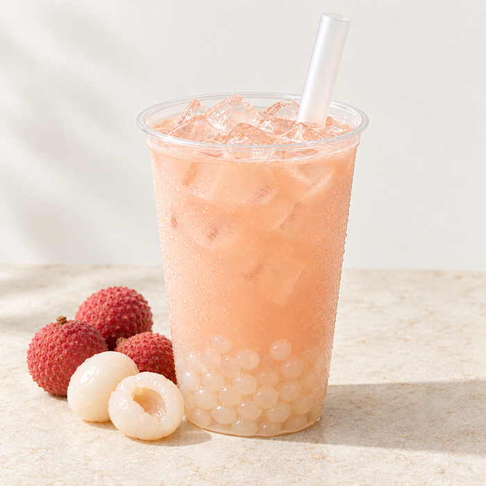 así queda tu popping boba lychee